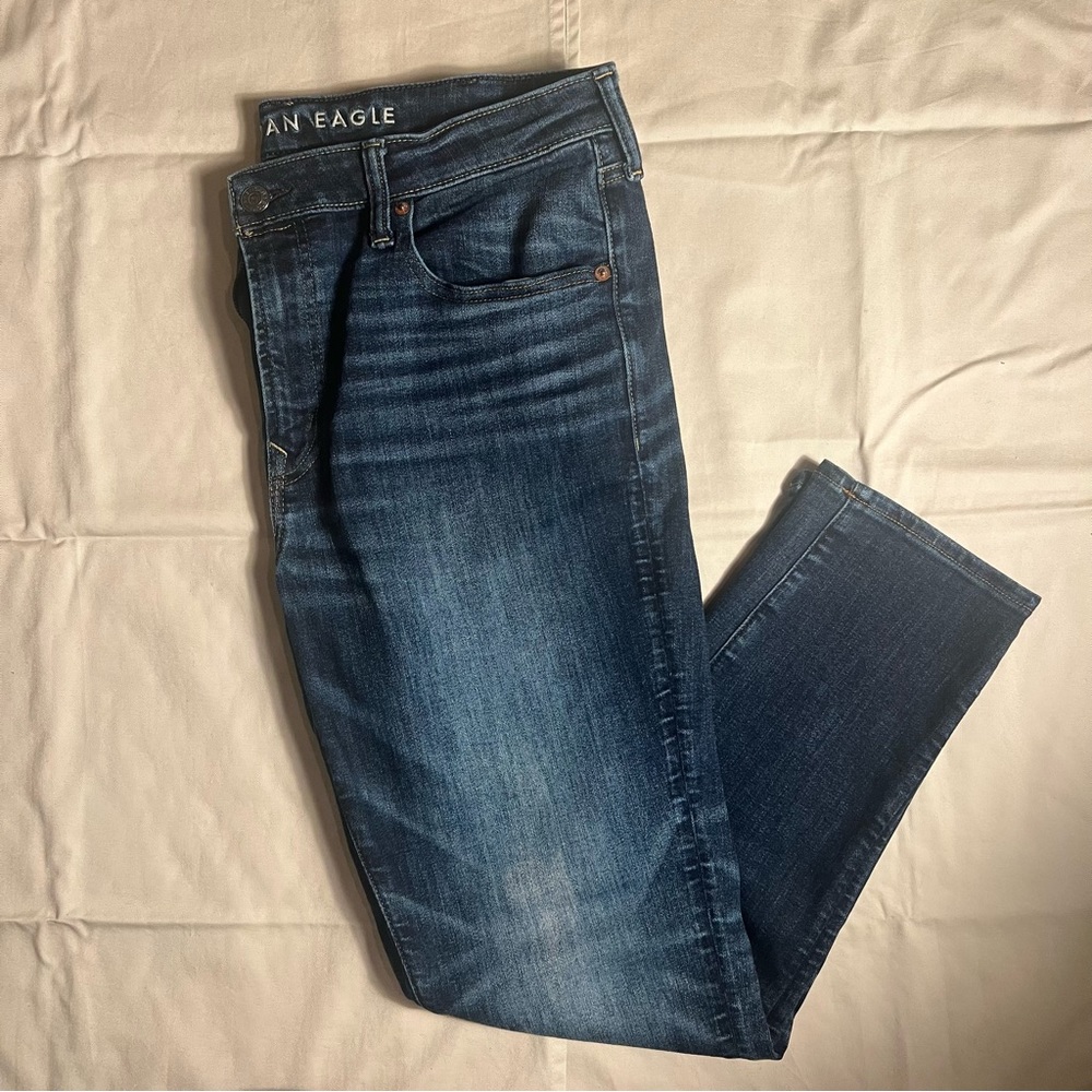American Eagle Airflex +Temptech | Skinny Jeans | 38x30 | Like New